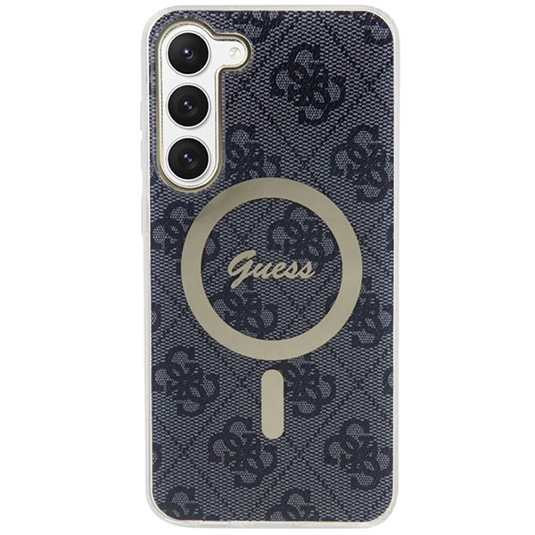 Guess GUHMS23MH4STK S23+ S916 black/black hardcase 4G MagSafeeng