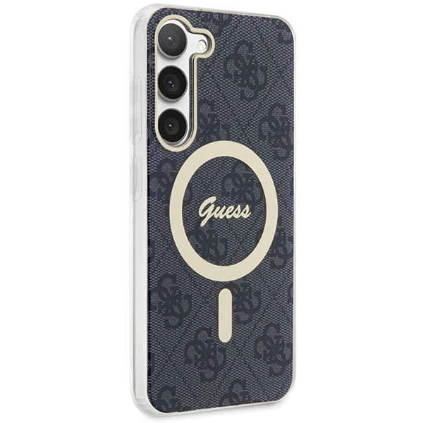Guess GUHMS23MH4STK S23+ S916 black/black hardcase 4G MagSafeeng