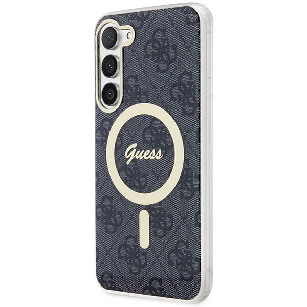 Guess GUHMS23SH4STK S23 S911 black/black hardcase 4G MagSafeeng