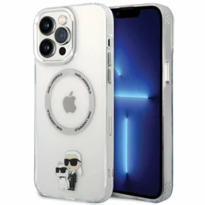 Karl Lagerfeld KKLHMP13XHNKCIT iPhone 13 Pro Max 6.7" hardcase transparent Iconic Karl&Choupette Magsafeeng