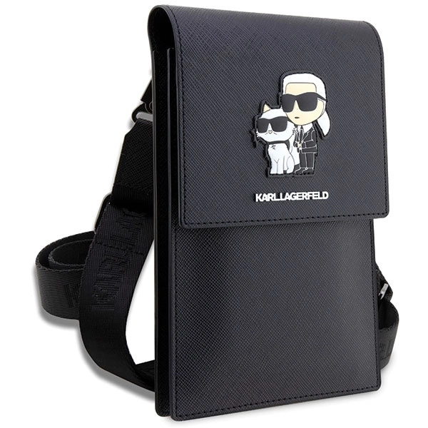 Karl Lagerfeld Handbag KLWBSAKCPMK black/black Saffiano Karl & Choupetteeng
