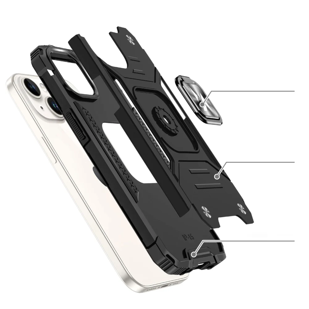 Wozinsky Ring Armor iPhone 15 iPhone 15 Ring Armor case - goldeng