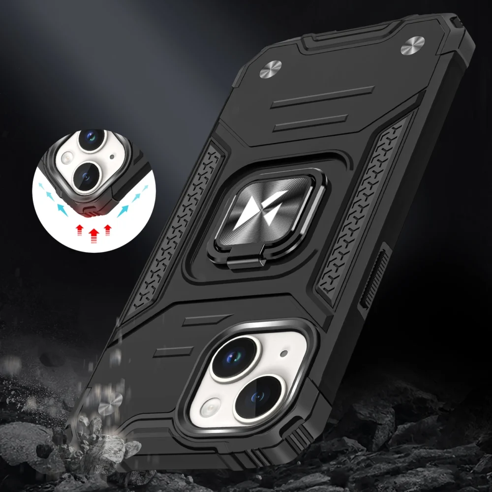 Wozinsky Ring Armor iPhone 15 iPhone 15 Ring Armor case - goldeng