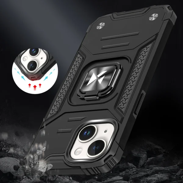 Wozinsky Ring Armor iPhone 15 iPhone 15 Ring Armor case - goldeng