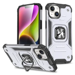 Wozinsky Ring Armor iPhone 15 Plus iPhone 15 Plus Ring Armor Case - Silvereng