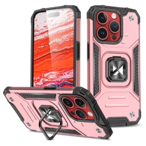 Wozinsky Ring Armor iPhone 15 Pro iPhone 15 Pro Ring Armor Case - Goldeng