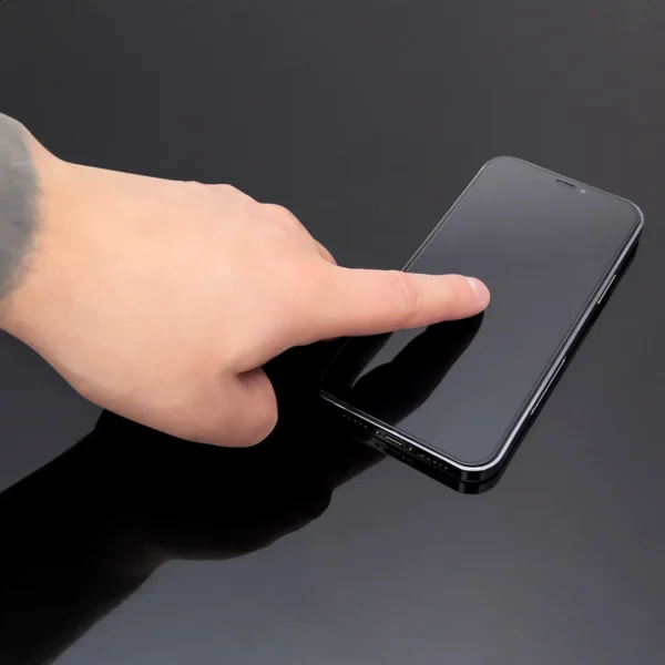 2pcs Full Screen Tempered Glass with Frame Case Friendly Wozinsky Full Glue iPhone 15 Plus - Blackeng