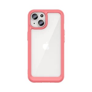 Outer Space reinforced case with flexible frame for iPhone 15 - redeng