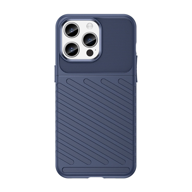 Armored iPhone 15 Pro Max Thunder Case - blueeng