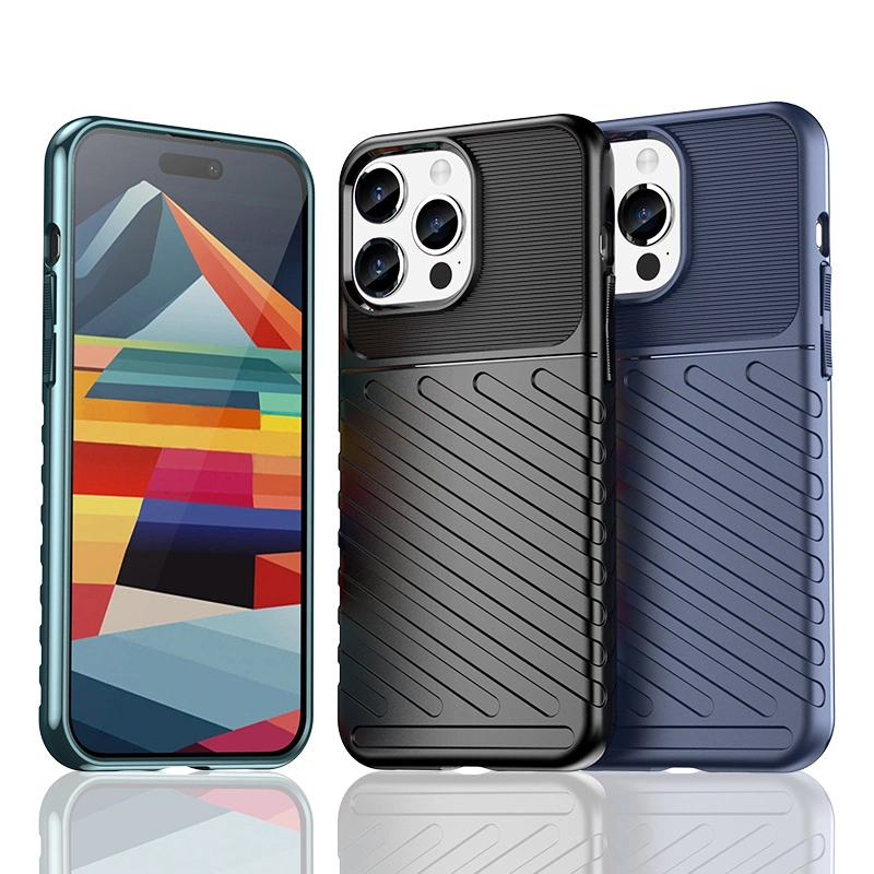 Armored iPhone 15 Pro Max Thunder Case - blackeng