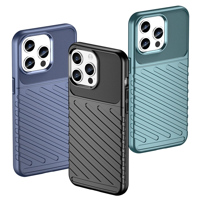 Armored iPhone 15 Pro Max Thunder Case - blackeng