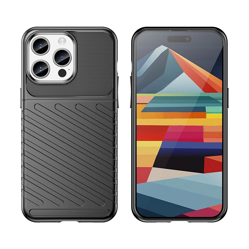 Armored iPhone 15 Pro Max Thunder Case - blackeng