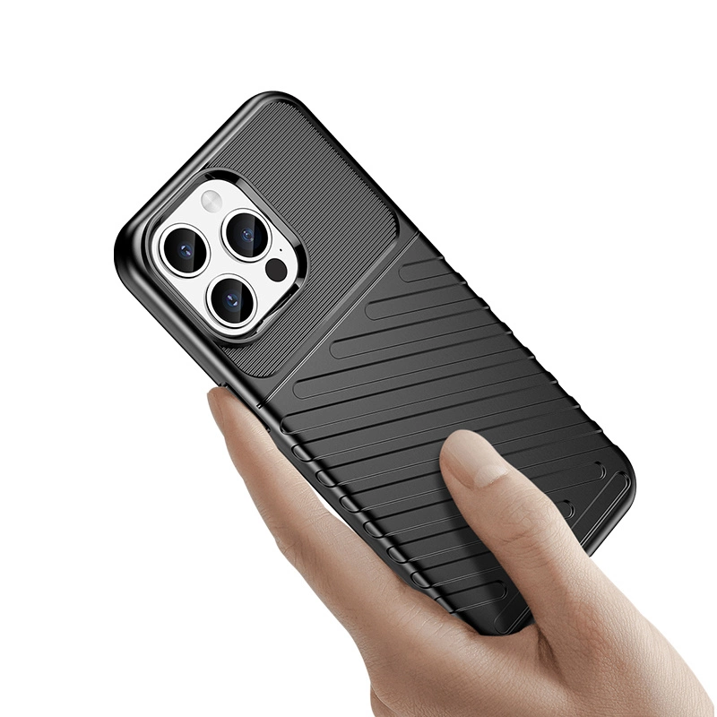 Armored iPhone 15 Pro Max Thunder Case - blackeng
