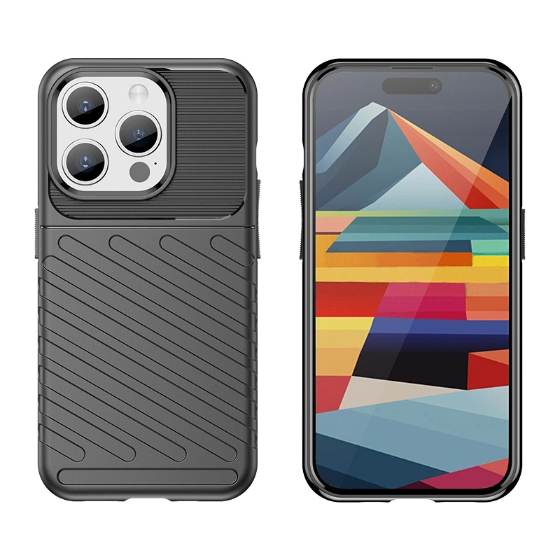 Armored iPhone 15 Pro Thunder Case - blueeng