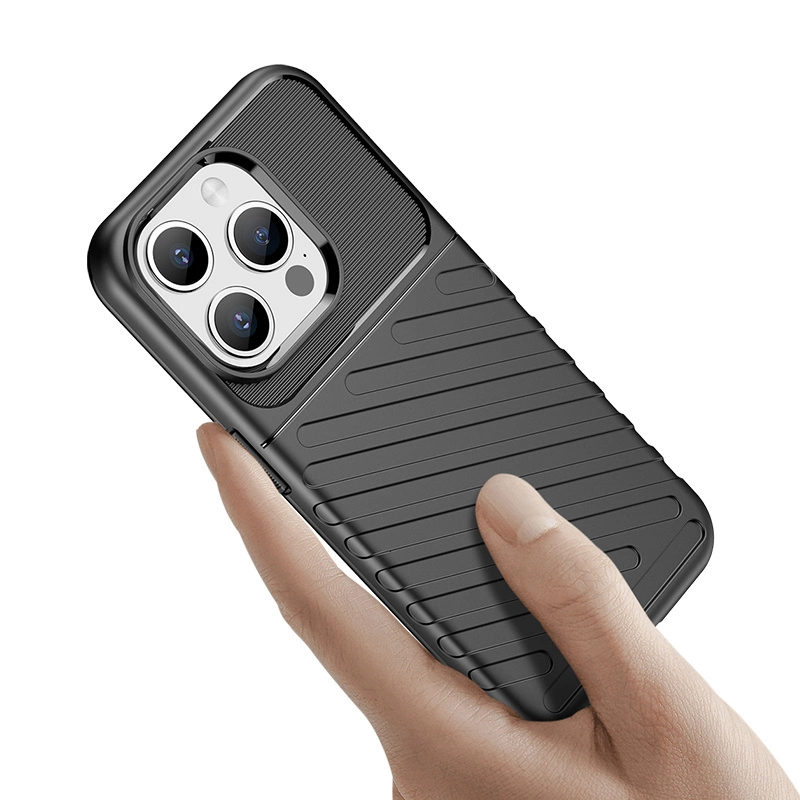 Armored iPhone 15 Pro Thunder Case - blueeng