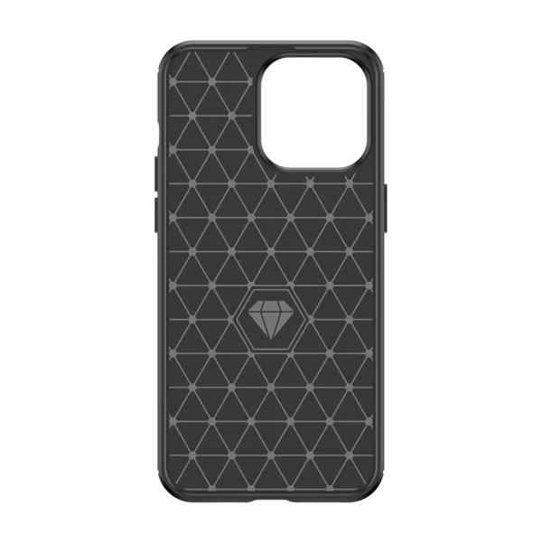 Flexible carbon pattern case for iPhone 15 Pro Max Carbon Case - blueeng