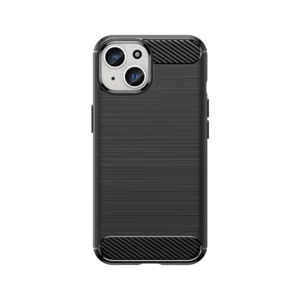 Flexible Carbon Case with carbon pattern for iPhone 15 - blackeng
