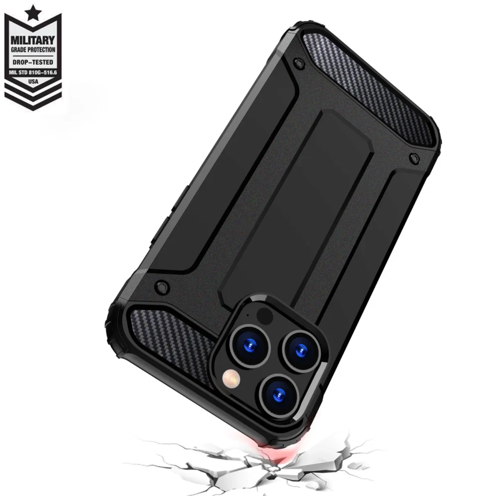 iPhone 15 Pro Max Hybrid Armor case - blueeng