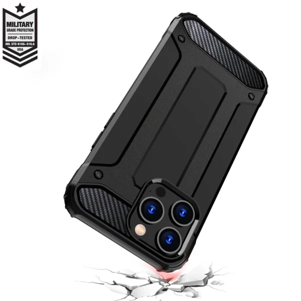 iPhone 15 Pro Max Hybrid Armor case - blueeng