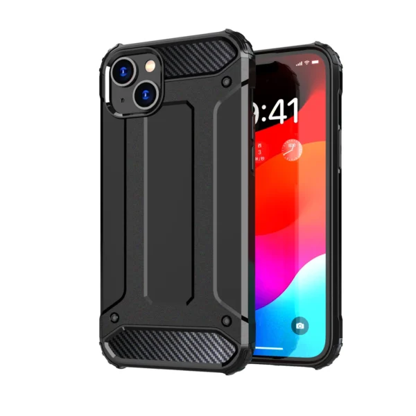 iPhone 15 Hybrid Armor case - blackeng