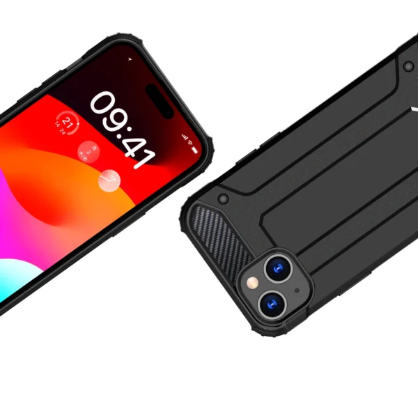 iPhone 15 Hybrid Armor case - blackeng