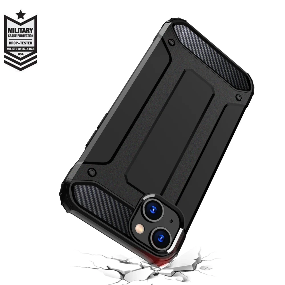 iPhone 15 Hybrid Armor case - blackeng