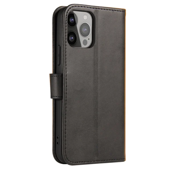 Wallet Case with Stand for iPhone 15 Pro Max Magnet Case - Blackeng