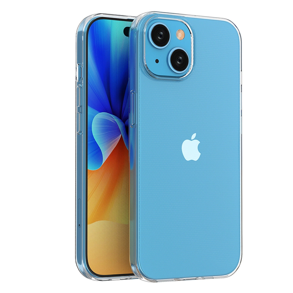 iPhone 15 case from the Ultra Clear series in transparent coloreng