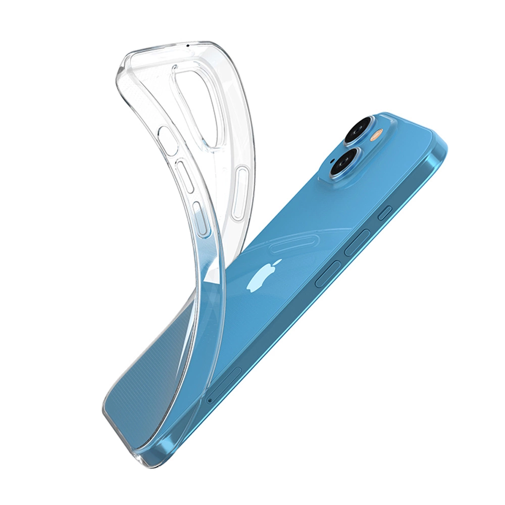 iPhone 15 case from the Ultra Clear series in transparent coloreng