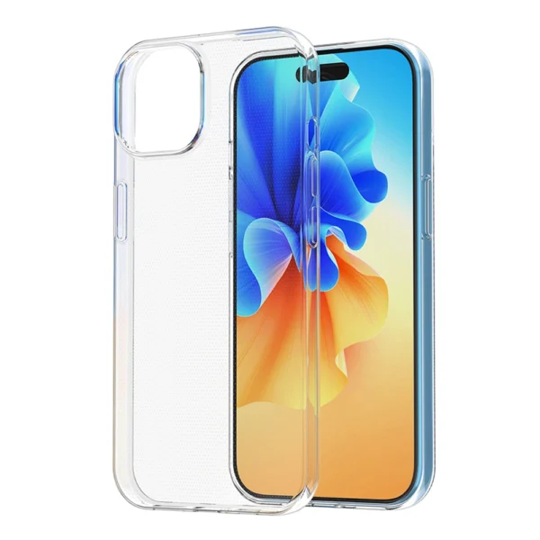 iPhone 15 case from the Ultra Clear series in transparent coloreng