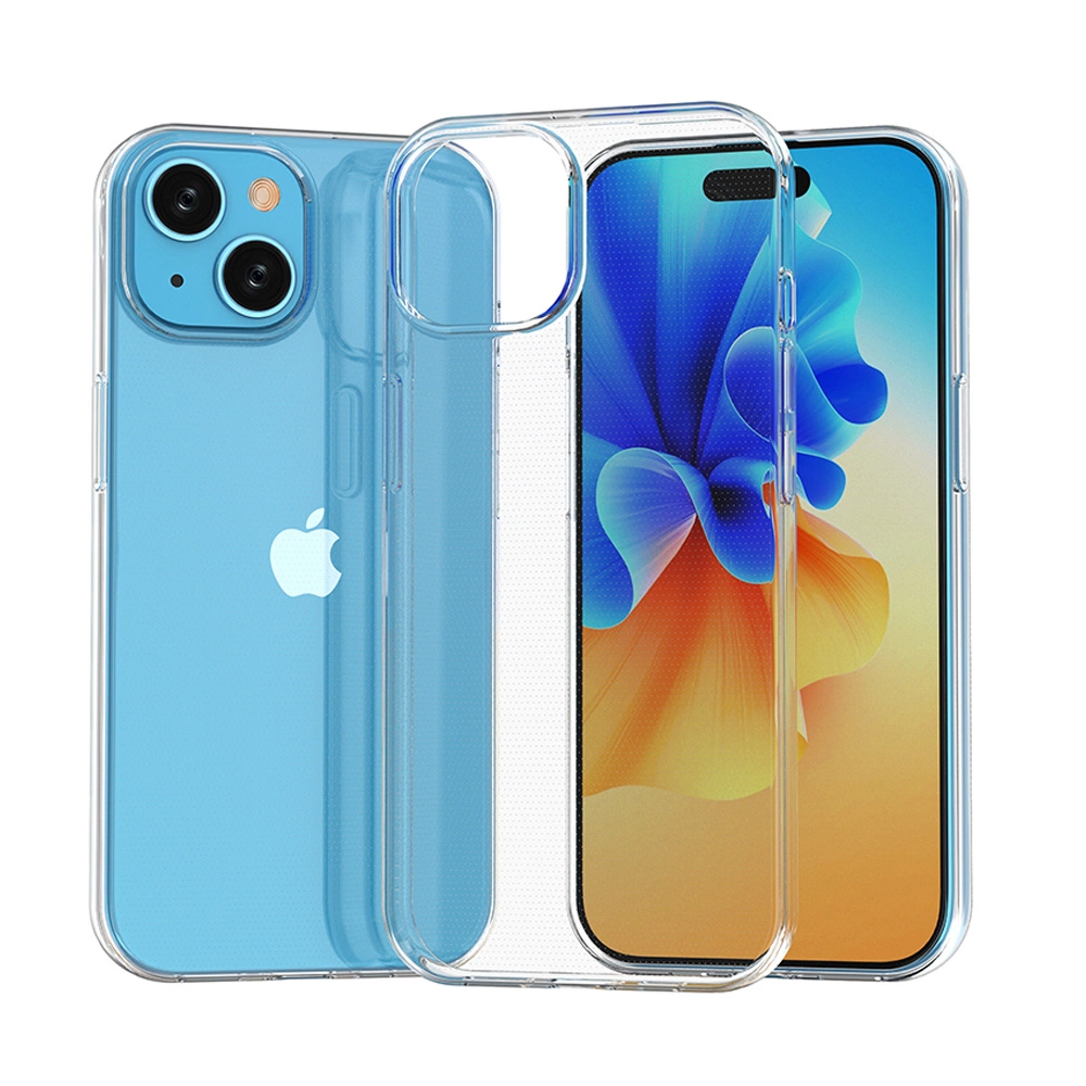 iPhone 15 case from the Ultra Clear series in transparent coloreng