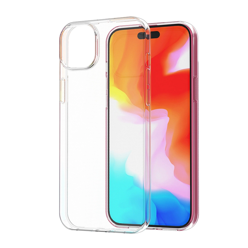 iPhone 15 Plus case from the Ultra Clear series in transparent coloreng