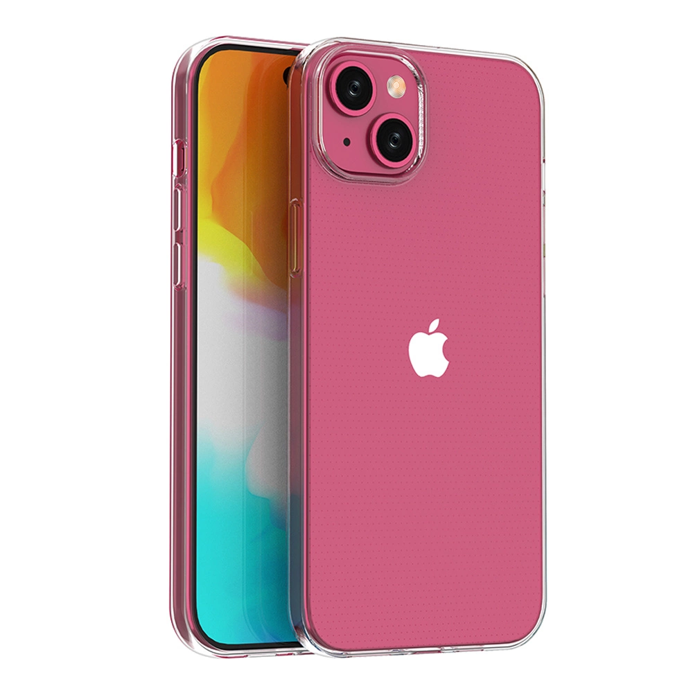 iPhone 15 Plus case from the Ultra Clear series in transparent coloreng