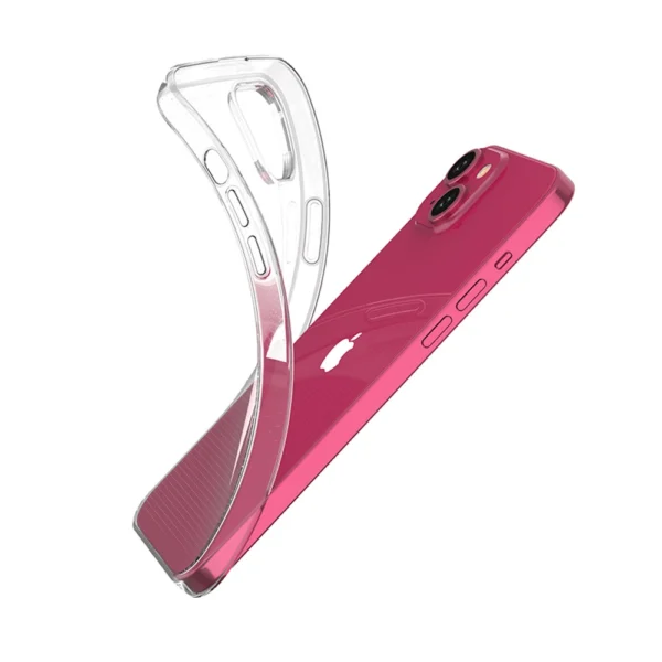 iPhone 15 Plus case from the Ultra Clear series in transparent coloreng