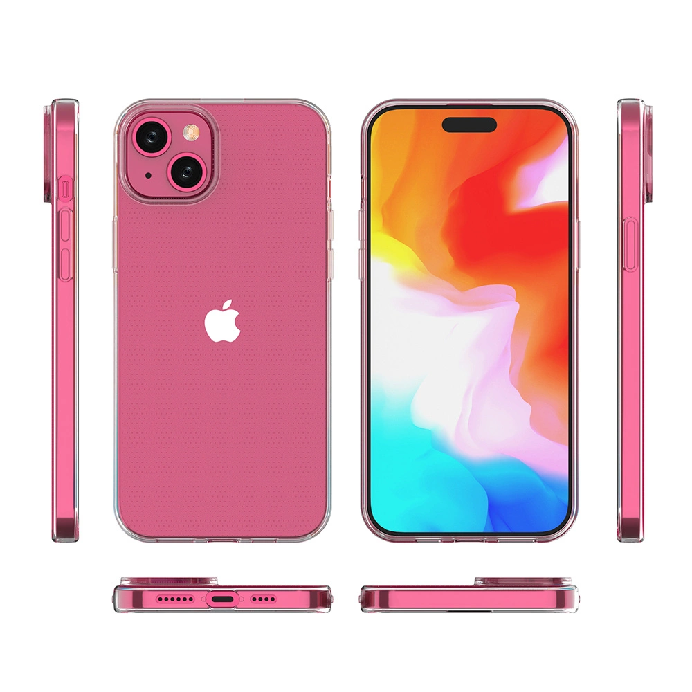 iPhone 15 Plus case from the Ultra Clear series in transparent coloreng