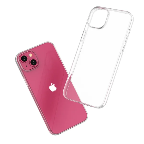 iPhone 15 Plus case from the Ultra Clear series in transparent coloreng
