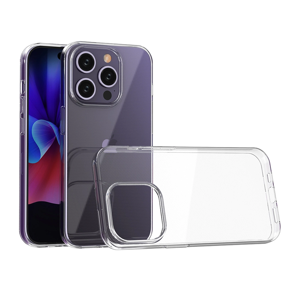 iPhone 15 Pro case from the Ultra Clear series in transparent coloreng