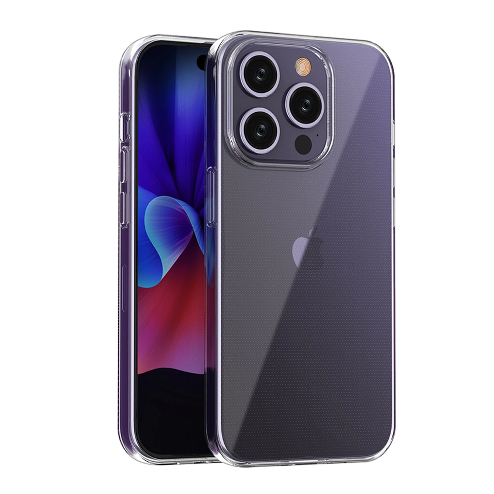 iPhone 15 Pro case from the Ultra Clear series in transparent coloreng