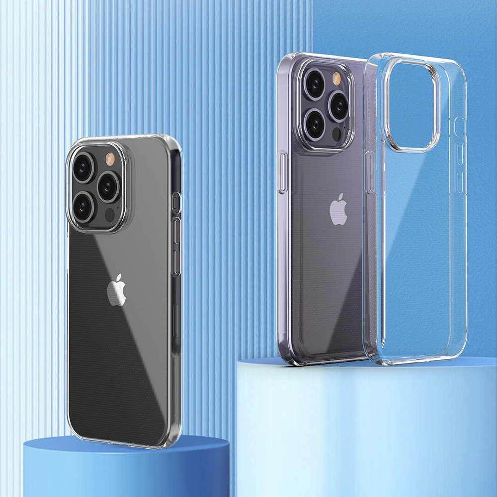 iPhone 15 Pro case from the Ultra Clear series in transparent coloreng