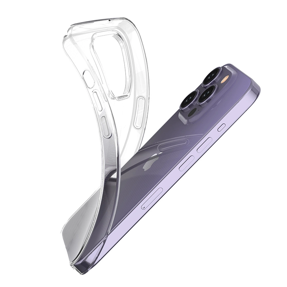 iPhone 15 Pro case from the Ultra Clear series in transparent coloreng