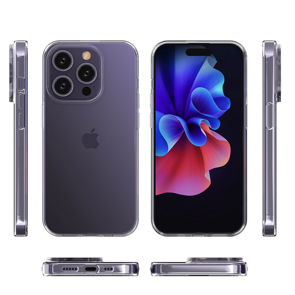 iPhone 15 Pro case from the Ultra Clear series in transparent coloreng