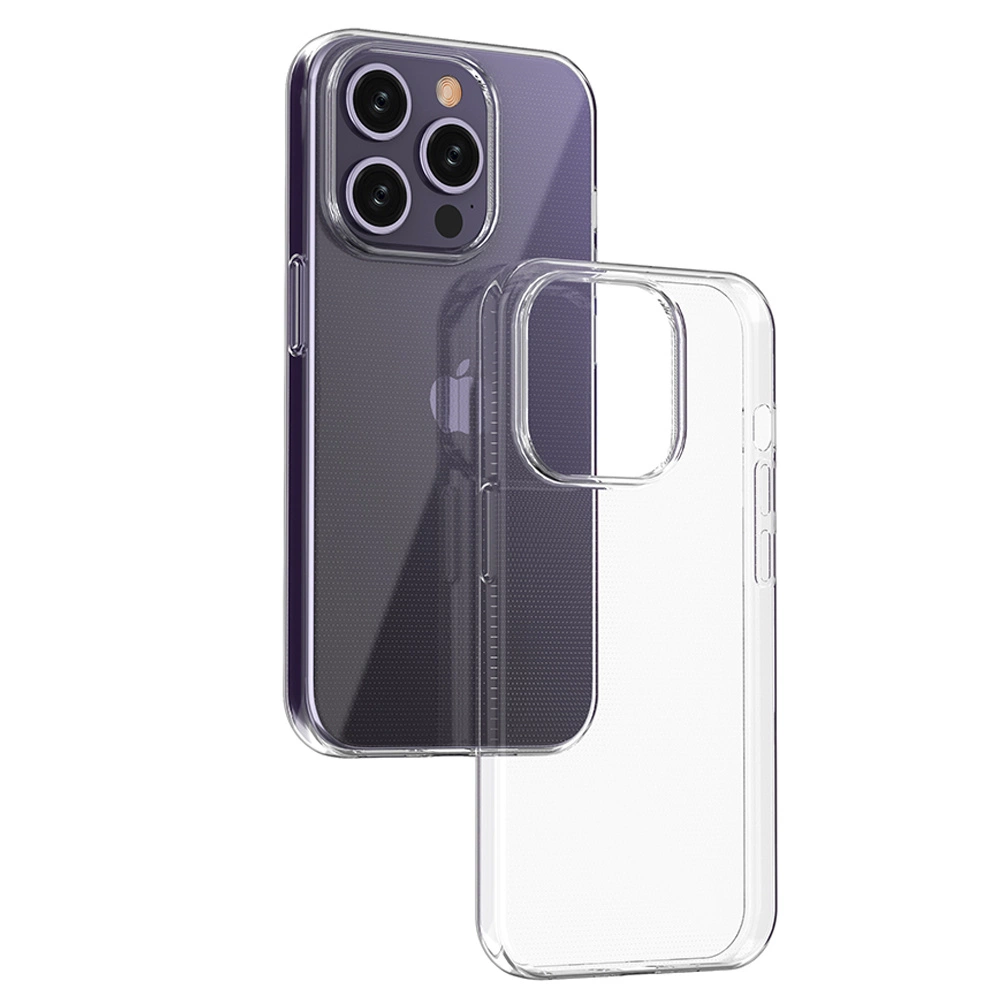 iPhone 15 Pro case from the Ultra Clear series in transparent coloreng