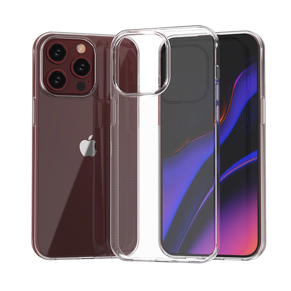 iPhone 15 Pro Max case from the Ultra Clear series in transparent coloreng