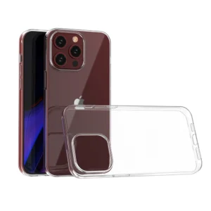 iPhone 15 Pro Max case from the Ultra Clear series in transparent coloreng