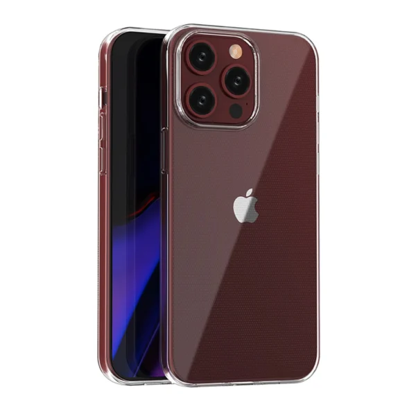 iPhone 15 Pro Max case from the Ultra Clear series in transparent coloreng