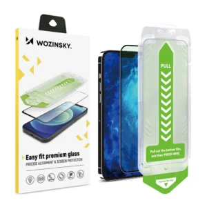 9H tempered glass with mounting frame for iPhone 13 Pro Max Wozinsky Premium Glass - blackeng