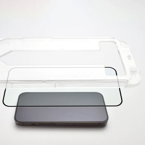 9H tempered glass with mounting frame for iPhone 13 Pro Max Wozinsky Premium Glass - blackeng