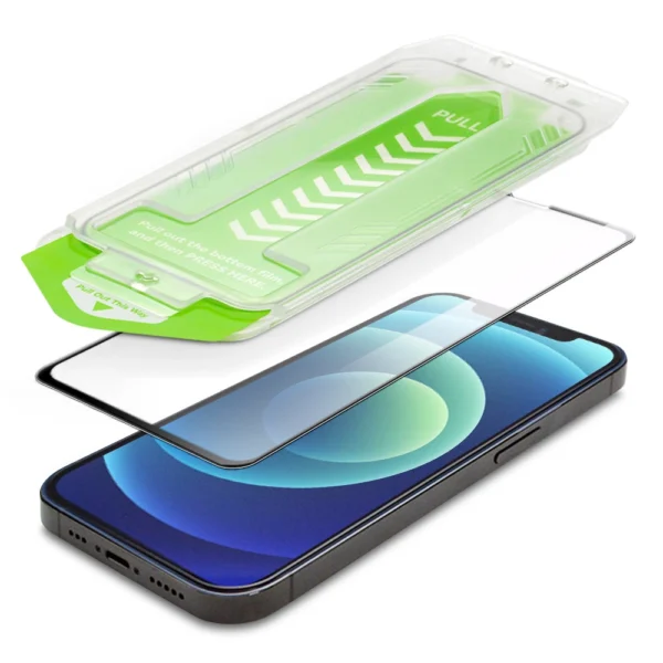 9H tempered glass with mounting frame for iPhone 13 Wozinsky Premium Glass - blackeng
