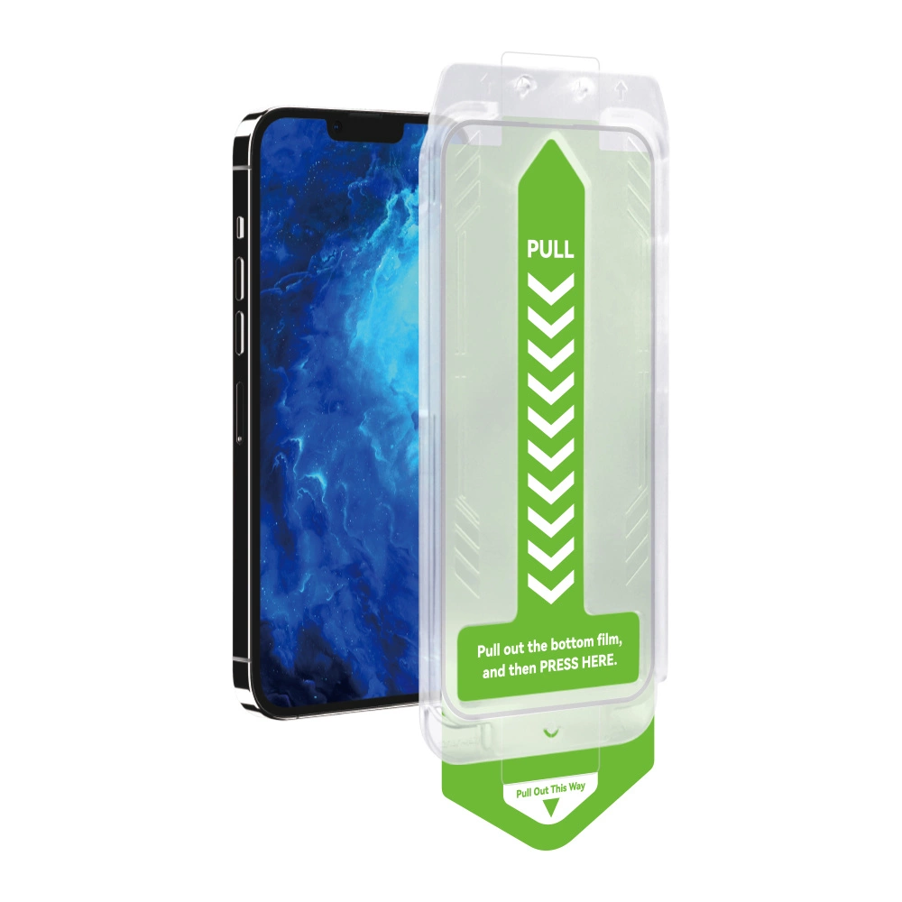 9H tempered glass with mounting frame for iPhone 14 Plus Wozinsky Premium Glass - blackeng