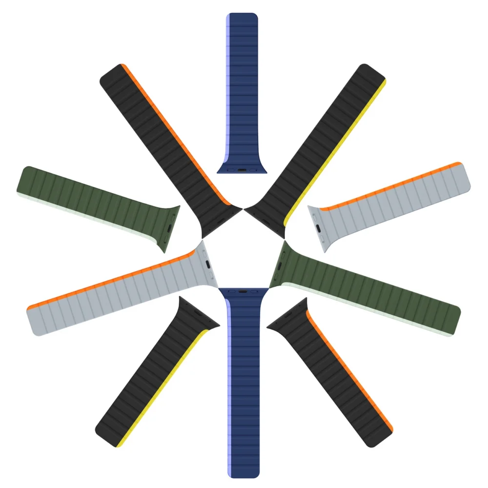 Magnetic Apple Watch SE, 9, 8, 7, 6, 5, 4, 3, 2, 1 (41, 40, 38 mm) Dux Ducis Strap (LD Version) - greeneng